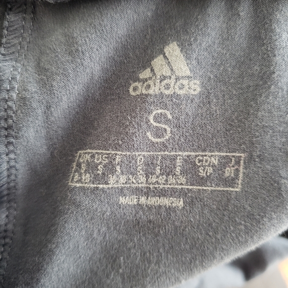 Adidas Stacked Logo Leggings Navy S - Picture 5 of 8